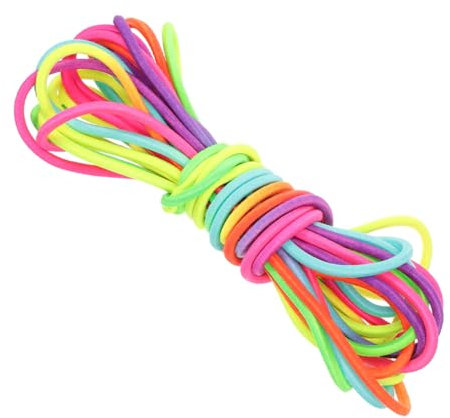 Happyyami Goma De Saltar Cuerda De Saltar para Niños Juguete De Mano Banda Elástica