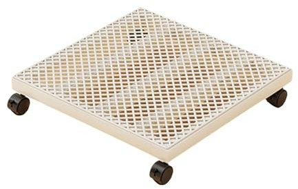 Milageto Soporte Móvil para Plantas con Ruedas de Bloqueo para Macetas, 40x40x6cm