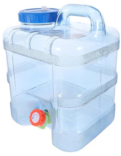 TOGEVAL Bidón De Agua Pc Reutilizable De Asa Contenedor De Agua Ligero Para Camping y Actividades Al Aire Para Almacenamiento De Exteriores