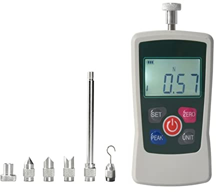 Misuratore di forza digitale Force Tester Gauge Meter 200N Digital Force Gauge Four Unit Oz, Lb, N, Kg, Portable Pull Push Force Gauge Strumento di misurazione Dinamometro per laboratori didattici sco