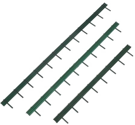 HOMSFOU 6pcs Micro Landscape Road Barrier Miniature Railway Fence for Model Trains Sand Table Diorama DIY Scenic Layout Accessory Craft for Train Scenes