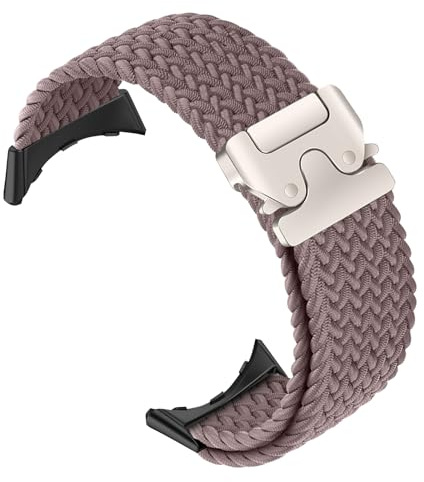 RanBluu flätat armband för Google Pixel Watch 4/3 45 mm, elastiskt nylon, ersättningsarmband, tyg sportband för pixel klocka 4/3 45 mm, Nylon
