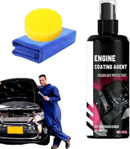 Desengrasante Para Motor - Spray Desengrasante De Motor 10 Cl,Herramienta de Limpieza para Lavado de Piezas de Compartimento de Máquina y Exterior | Moto Hogar Automóvil