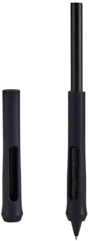 Silicone Pen Grip Holder and Stand Compatible for Wacom Pro Pen 3 PTK470 PTK670 PTK870 Ergonomic Tablet Pen Protective Sleeve, Stylus Pen Accessory (Black)