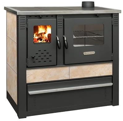 RUSTICO Cuisinière à bois A+ 10 KW (Droite Ø120)