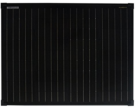 Enjoy solar Mono 50 W Negro 12V Módulo Solar Monocristalino Módulo Fotovoltaico Ideal para Autocaravana, Vivienda de Jardín, Barco