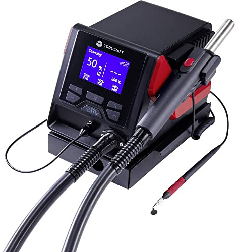 TOOLCRAFT TPS-800 Heißluftstation digital 1000 W 100-480 °C