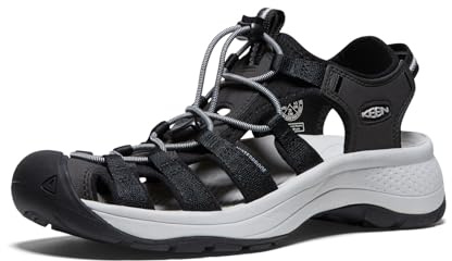 KEEN Astoria West dam Sandal, Black Grey, 39 EU