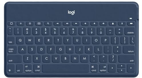 Logitech Keys-to-Go Bleu Bluetooth Français