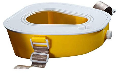 Orinatoio portatile per WC di emergenza mobile con custodia per la pulizia per anziani, adulti e bambini