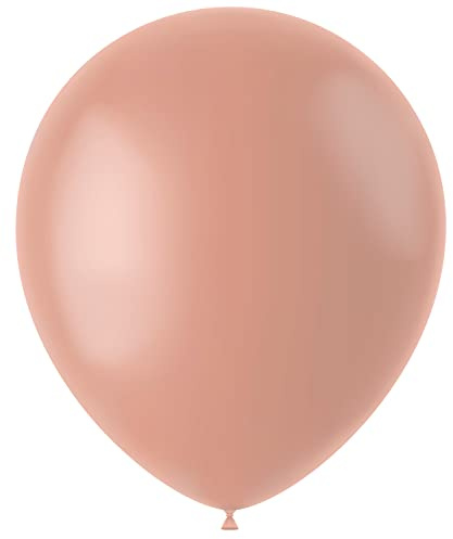 Folat 19617 Luftballons Farben Rosa 33 cm 10 Stück - Vintage Rose Latex Ballons füllen mit Helium oder Luft für Geburtstag, Geburtstagsdeko, Hochzeit, Baby Shower, Jubiläum, Party Dekoration