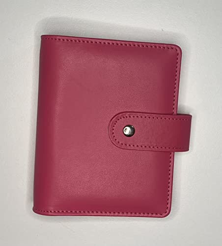 Budget Binder A7, Set enthält eine Binder, 12 Budgetblätter, 8 Zipper Umschläge, mit Aufklebern, Budgetplaner Geld Organizer für finanzen, Geldsparen (pink)