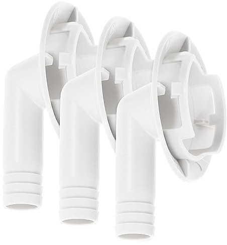 YARNOW 3pièces Kit pour Raccord De Vidange De Climatiseur avec Coude Adaptateur pour Unité De Climatisation De Fenêtre Et Unité Extérieure