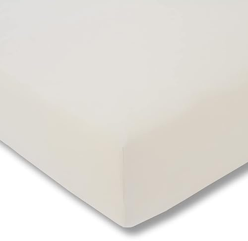 ESTELLA Spannbetttuch Jersey-Stretch | Elfenbein | 200x200 cm