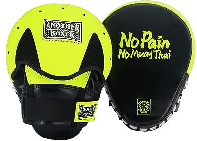 OLYSPM 1 Paar Pratzen Boxen,Gebogene Box Pratzen,Hook und Jab Handpratzen mit Verstellbarem und Atmungsaktivem,Boxpratzen für Boxen,MMA,Muay Thai,Kickboxen,Kampfsport,Karate