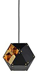 Araña De Cristal De Espejo De Poliedro, Luminaria De Suspensión De Lujo Nórdica Personalidad Lámpara Colgante Creativa Lámpara De Techo Elegante Vintage Clásico Accesorios Para Restaurante Sala De