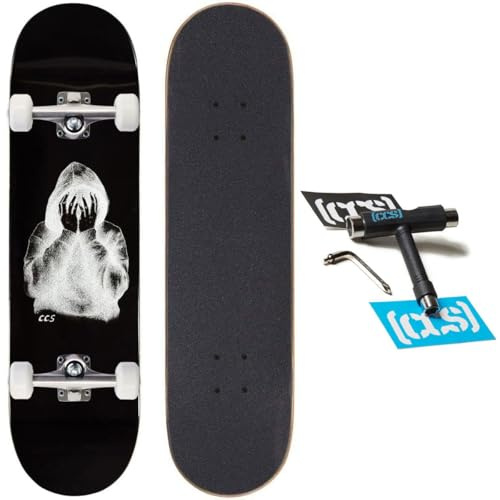 [CCS] Smile on The Surface Skateboard Complete - Black - 8.00