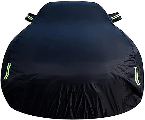 VITHA Autoabdeckung für VW Sharan Caddy Caddy Maxi T-Cross, Vollgarage Abdeckung, Autoplanen Garagen, Wasserdicht/Atmungsaktiv/Sonnenschutz/Staubdicht/UV-Schutz,Black