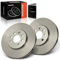 Frankberg Juego de discos de freno de eje delantero ventilado compatible con Astra H A04 1.2L 2005-2010 Astra H Caravan L35 1.2L-2.0L 2004-2014 Replace# 93181113