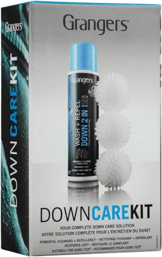 citystores® GS Down Care Kit Includes Down Wash And Repel X3 Dry Balls Perfect For Down Jackets 300ml 6595