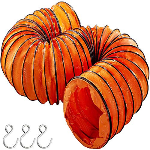 YKMBFEQC Lüftungsschlauch Warmluftschlauch Flexibler PVC-Luftkanalschlauch, Länge 5M / 10M, Durchmesser 200/300/400/500/600 MM für Ventilatoren und Abluftsysteme auf Bauernhöfen,10M-Durchm:300mm
