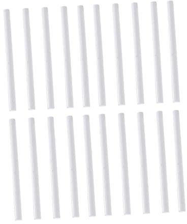 CLISPEED Heißklebestifte 20 Stück Weiß 7x100mm Allzweck Klebesticks Schmelzklebestäbe Für Selbstgemacht Handwerk Reparaturen Flexibel Haftend