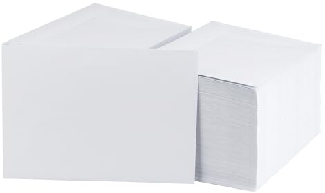 250 Stück Briefumschläge C5 ohne Fenster - Kuverts weiß selbstklebend 162 x 229 mm