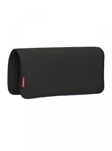 LeMieux Non-Slip Perforated Neoprene Half Pad Square - Black Large
