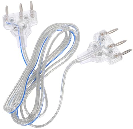 TOGEVAL Universelles Fechtkabel und Degen bei Kindern und Erwachsenen mit Hoher Leitfähigkeit PVC Kupfer Material Transparent für Training und Wettkämpfe