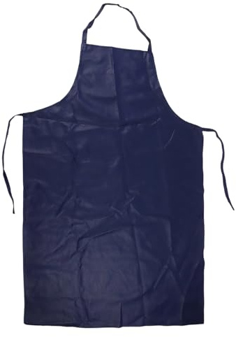 Grembiule in pelle per cucina e macello resistente all'olio e impermeabile, 93 x 60 cm, grembiule protettivo per cucina, barbecue, macelleria