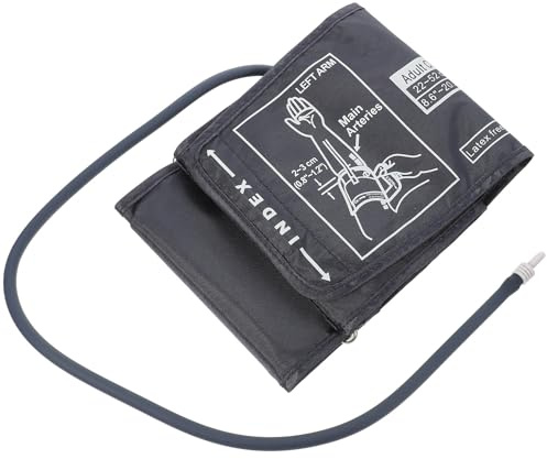 DIYEAH Brassard de Tensiomètre Manuel, Bande Supérieure en Matériau Stable et Confortable, Taille Standard, Pratique et Portable pour Mesure Tension Bras, Accessoire Plusieurs styles