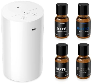 Airversa AN8 Kit Wasserloser Aroma Diffuser kabellos tragbar, Weiß
