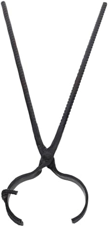 SOESFOUFU Schmelztiegelzange mit Hitzebeständigem Präzisem Design aus Kohlenstoffstahl für Gold und Schmuck für Kleine Werkstätten und Professionelle Schmuckherstellung