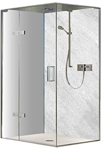 Original FLYERANDPRINT - SHOWER-PLATE, Alu-Dipond, OHNE FUGEN, Fliesenersatz, Duschrückwand, Wunschmaß, Dusche, Bad, Wandverkleidung, Wandverkleidung, DH-17-43 (Einzelplatte, 120 x 200 cm)
