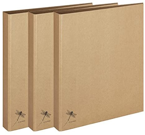 Pagna Ringbuch A4 Pur, praktische 2-Ring-Mechanik, Stabiler Graukarton mit Kraftpapier überzogen (3)