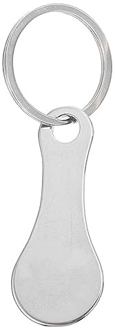 STOBOK Shopping Trolley Token Keychain Removable Coin Holder Key Ring Pendant for Shopping Cart Portable Trolley Token Accessories