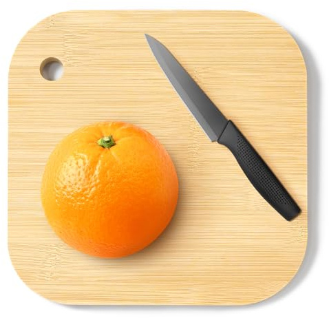 LorisArm Small Bamboo Wood Cutting Board 8Mini Lightweight Wooden chopping boards for Fruit, Vegetable, Camping Trip., MNBB-BD-8