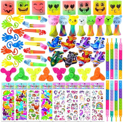 Lubibi Party Bag Fillers For Kids Unisex, Pinata Assortment Stocking Fillers, Fidget Toys Party Supplies, Party Favors Toys, Game Prizes Classroom Rewards, Ideal Birthday Children's Gift
