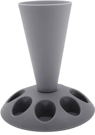 Uxsjakjsd Cake Decorating Pastry Tool with 8 Slots Nozzles, Plastic Pastry Bag Stand for Cake Decorating Kit A