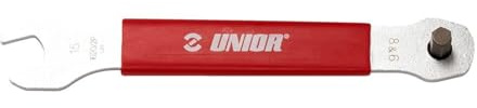 Unior 1620/2P 3 in 1 Pedalschlüssel, 6, 8, 15mm, red, 629470UN
