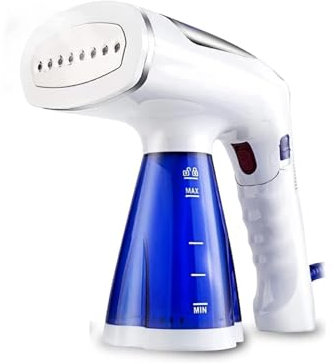 WANGHAI-666 Plancha eléctrica de Mano Plancha de Vapor portátil for Ropa y Tela, vaporizador de Mano Plegable for Ropa con Calor, eliminador de Arrugas de Tela de 3 velocidades Plancha portátil