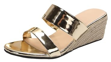 Espadrilles sandaler för kvinnor 43, barfota, kilsandaler, lackläder, sandaletter med kilklack, Slingback sandaletter, glitter, höga klackar, bekväma, lätta damsandaler, eleganta aftonklänningar