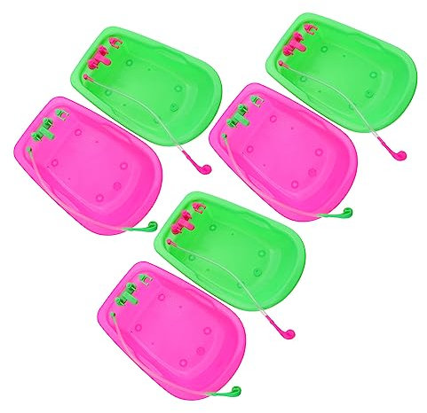 CIYODO Puppenbadewanne Miniatur-badewanne Für Puppenhaus-szenen Kinderspielhaus-Requisiten Mit Stabiler Abs-materialleistung