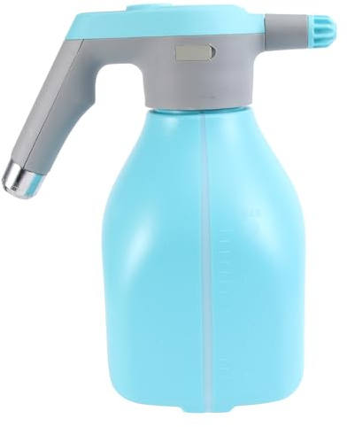 Regadera Eléctrica Portátil de 2l en Plástico para Riego Doméstico | Pulverizador Práctico, Atomiza Plantas, Gran Capacidad, Color Azul, Uso en Hogar y Macetas