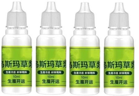 Siero per la crescita di ciglia e sopracciglia, estratto di erba Usma, siero nutriente per le ciglia, favorisce la crescita dei capelli