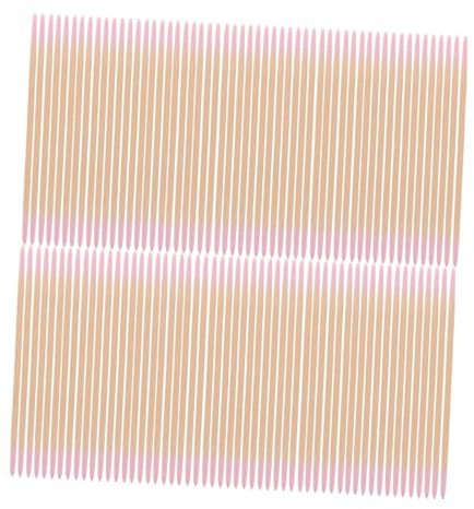 Alipis 1500 Stück Holz Wattestäbchen mit Feiner Spitze Mikrobürsten Make-up-entferner Doppelseitige Nägelreiniger Ohrstäbchen für Präzisionsanwendung