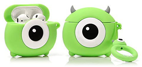 YIGEYI Airpods - Custodia in silicone compatibile con gli Airpods 1 e 2 custodia per cartoni animati 3D carina divertente [serie leggera di anime DSN Avatar] (Mike)