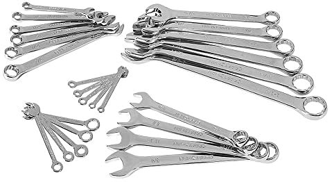 CRAFTSMAN 26-teiliger Standard-Ringmaulschlüssel-Satz Zoll