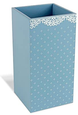 Nada Home Panera vertical de madera nubes de tela Shabby Chic Camilla Flores 5278