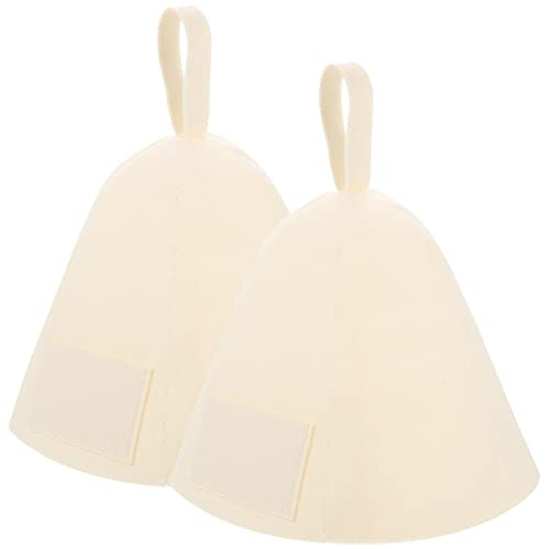 Fopytu Sauna Hat, 2 Pcs Sauna Fiente Hat Russiano Banya Sauna Capa para Hombres Accesorios De Baño